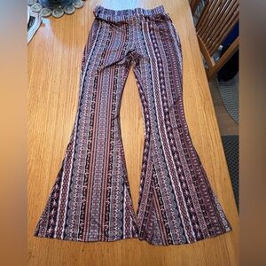 Bohemian Flare Pants - Multicolor